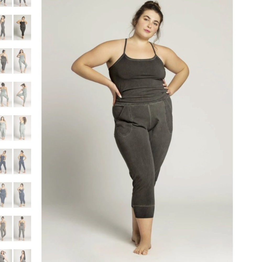 Ripple Yogawear stone wash yoga jumpsuit